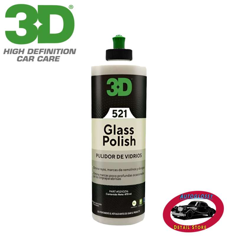 3D GLASS POLISH X 470 ML.