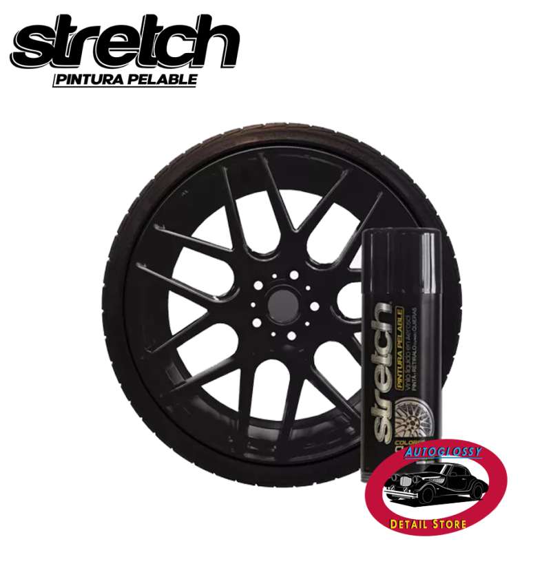 Stretch negro brillante lata x 284 gr.
