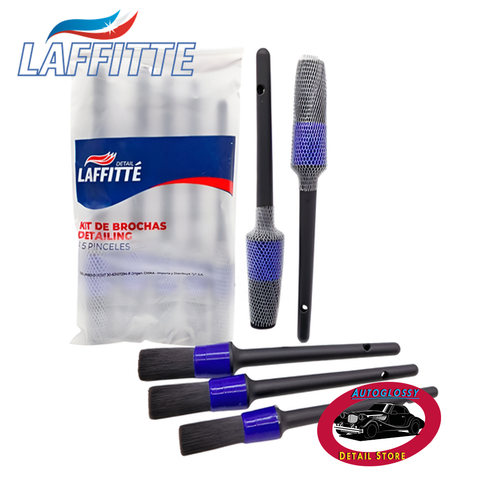 Laffitte set 5 brochas Detallado.
