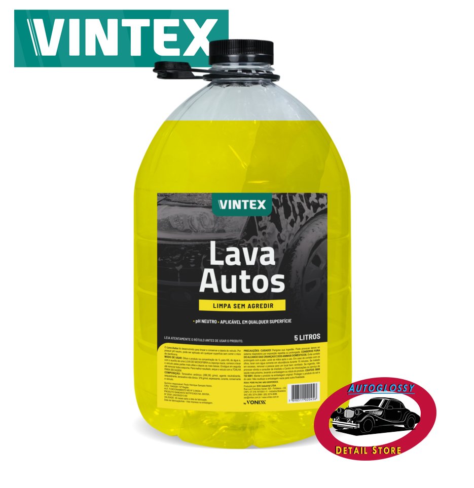 Vintex Lava Autos ph neutro x 5 litros