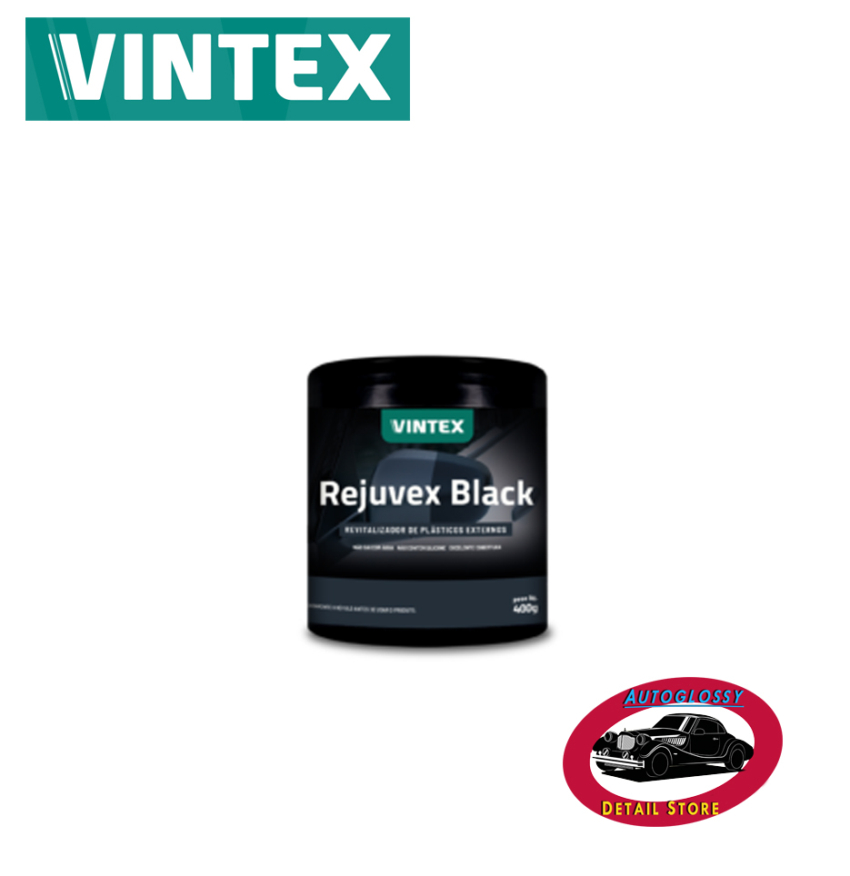 Vintex Rejuvex Black restaurador plásticos x 400 gr.