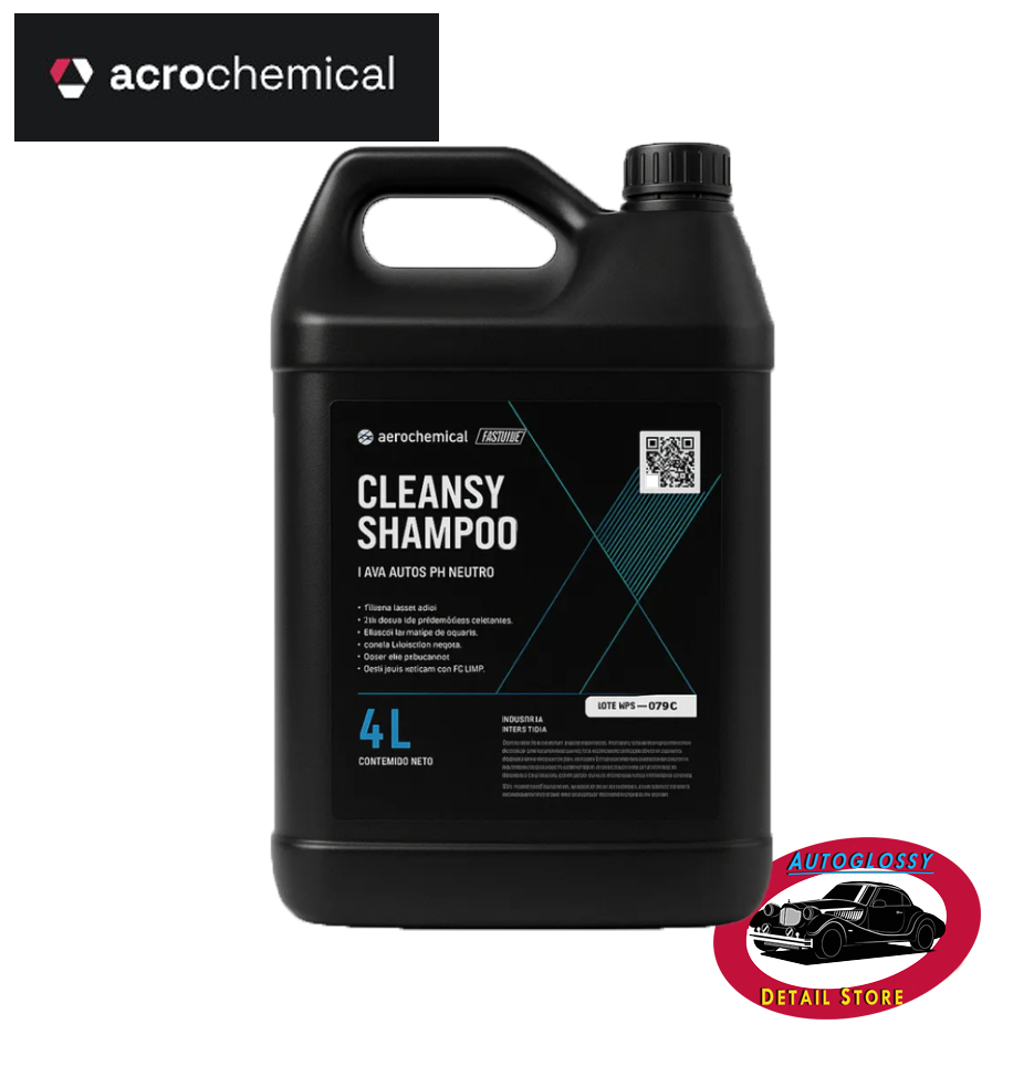 Acrochemical lava autos Cleansy x 4 litros.