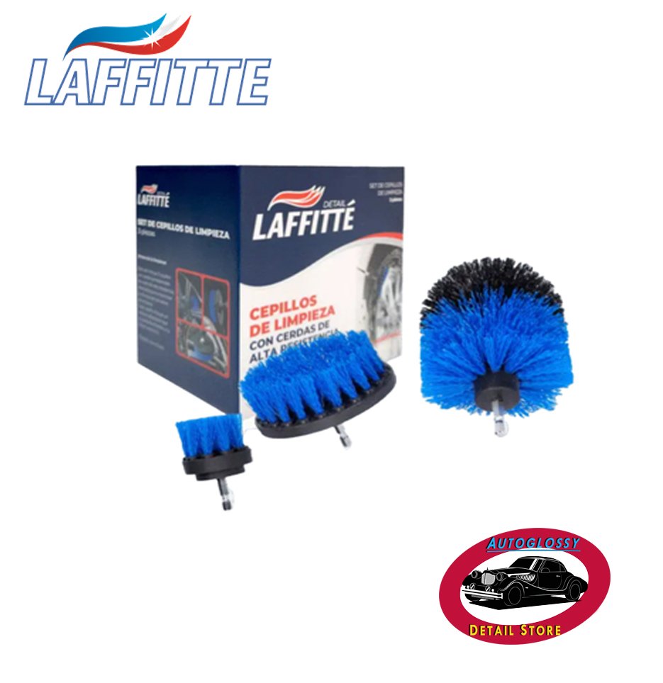 Laffitte set de 3 cepillos para taladro.