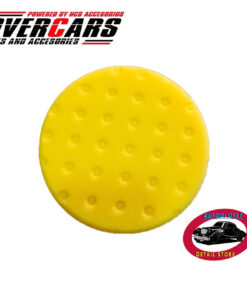 Overcars Pad Corte Alto Rotativa Amarillo 5 Pulgadas.