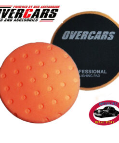 Overcars Pad Medio Rotativa Naranja 5 Pulgadas.