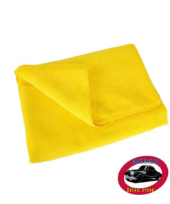 Microfibra 40x40 premium amarilla 650 gsm pelo largo x unidad.