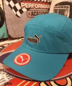 Gorra publicidad Puma azul.