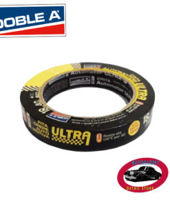 Doble A Cinta para enmascarar amarilla ultra por unidad 18 mm 50mts.