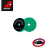 Overcars Pad Spiral 3 pulgadas verde corte alto roto orbital.
